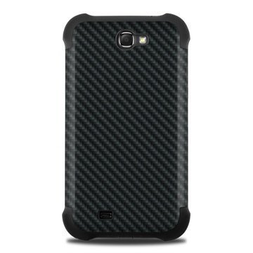 Samsung Galaxy Note 2 N7100 Suojapuskuri Carbon