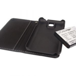 Samsung Galaxy Note 3 Galaxy Note III SM-N9000 tehoakku takakannella ja flip coverilla 6400 mAh