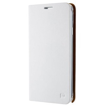 Samsung Galaxy Note 3 N9000 Anymode Diary Wallet Nahkakotelo Valkoinen