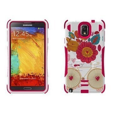 Samsung Galaxy Note 3 N9000 N9005 Beyond Cell Tri Shield Hybrid Case Bird of Paradise