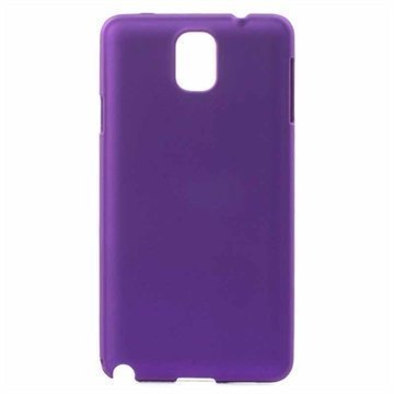 Samsung Galaxy Note 3 N9000 N9005 Kumipintainen Napsautuskotelo Violetti