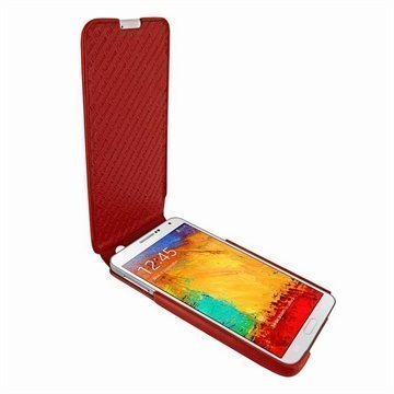 Samsung Galaxy Note 3 N9000 N9005 Piel Frama iMagnum Leather Case Red