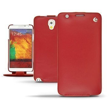 Samsung Galaxy Note 3 Neo Noreve Tradition Läpällinen Nahkakotelo Punainen