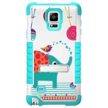 Samsung Galaxy Note 4 Beyond Cell Tri Shield Design Hybrid Suojakuori Berryphant