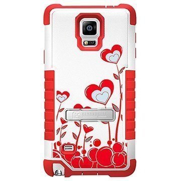 Samsung Galaxy Note 4 Beyond Cell Tri Shield Design Hybridi Kotelo True Heart