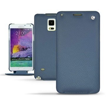 Samsung Galaxy Note 4 Noreve Tradition Avattava Nahkakotelo Ambition Indigo