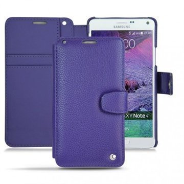 Samsung Galaxy Note 4 Noreve Tradition B Lompakkomallinen Nahkakotelo PerpÃ©tuelle Koboltti