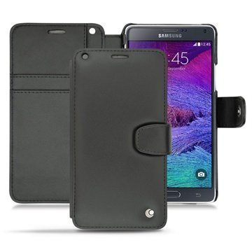 Samsung Galaxy Note 4 Noreve Tradition B Lompakkomallinen Nahkakotelo PerpÃ©tuelle Musta