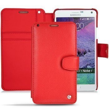 Samsung Galaxy Note 4 Noreve Tradition B Wallet Nahkakotelo PerpÃ©tuelle Tomaatti