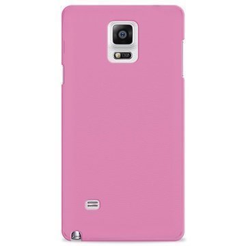 Samsung Galaxy Note 4 Puro 0.3 Ultra Slim Silikonikotelo Vaaleanpunainen