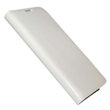 Samsung Galaxy Note 4 UreParts Uranus Nahkainen Kirjamainen Suojakotelo Valkoinen