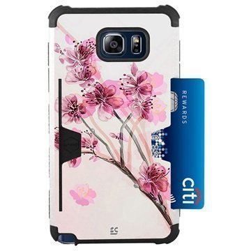 Samsung Galaxy Note 5 Beyond Cell Rugged Shell Kotelo Cherry Blossom