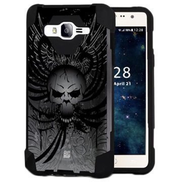 Samsung Galaxy On5 Beyond Cell Hyber V2 Shell Kuori Wing Skull