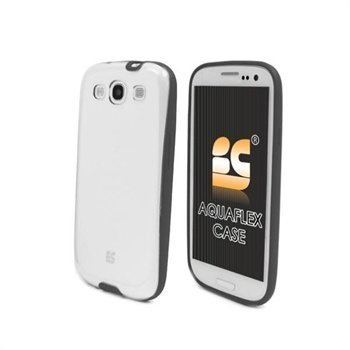 Samsung Galaxy S 3 i9300 AquaFlex TPU-Suojakuori Musta / Kirkas