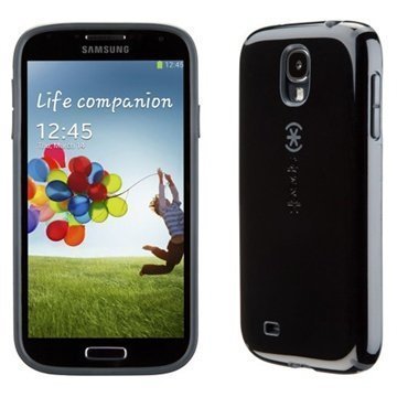 Samsung Galaxy S 4 I9500 I9505 Speck Candyshell Kotelo Musta / Liuskekivi Harmaa