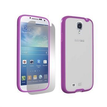 Samsung Galaxy S 4 i9500 i9505 Beyond Cell AquaFlex TPU Kotelo â" Violetti / Kirkas