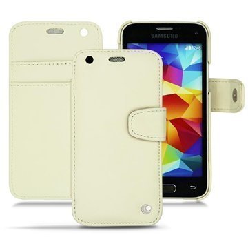 Samsung Galaxy S 5 Mini Noreve Tradition B Lompakkomallinen Nahkakotelo Beige