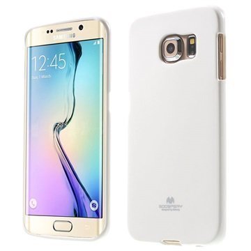 Samsung Galaxy S 6 Edge Mercury Goospery TPU Kotelo Valkoinen