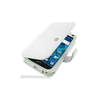 Samsung Galaxy S WiFi 5.0 PDair Nahkakotelo Valkoinen