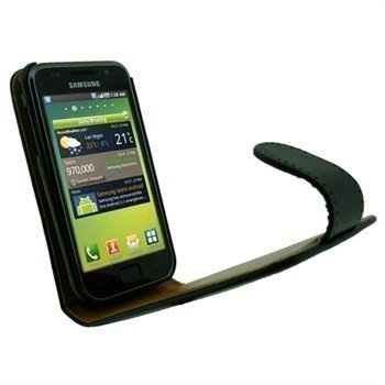 Samsung Galaxy S i9000 iGadgitz Flip Case Black
