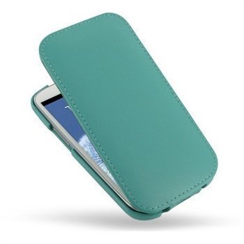 Samsung Galaxy S3 I9300 PDair Leather Case Turkoosi