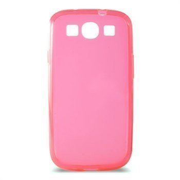 Samsung Galaxy S3 Ksix Foggy TPU-Suojakotelo Pinkki