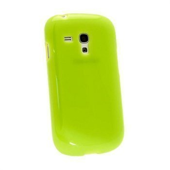 Samsung Galaxy S3 Mini I8190 iGadgitz Kiiltävä TPU-Suojakotelo Vihreä