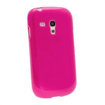 Samsung Galaxy S3 Mini I890 iGadgitz Glossy TPU Deksel Varm Rosa