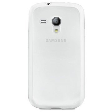 Samsung Galaxy S3 Mini i8190 Puro Clear Suojakuori Valkoinen