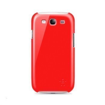 Samsung Galaxy S3 i9300 Belkin Snap Shield Hazard Click-On Suojakuori Punainen