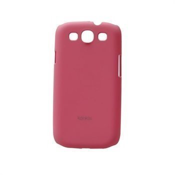 Samsung Galaxy S3 i9300 Konkis Rubber Taustakuori Pinkki