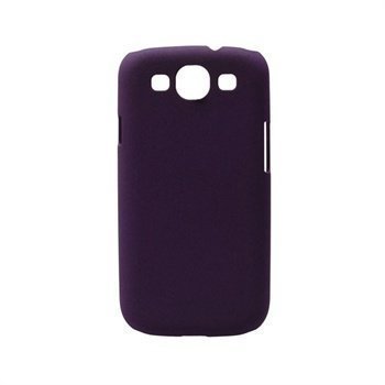 Samsung Galaxy S3 i9300 Konkis Rubber Taustakuori Violetti