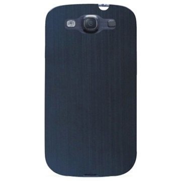 Samsung Galaxy S3 i9300 Puro Click-On Suojakuori Metalli Tummansininen