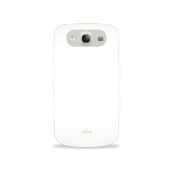 Samsung Galaxy S3 i9300 Puro Pehmeä Silikonisuojus Valkoinen