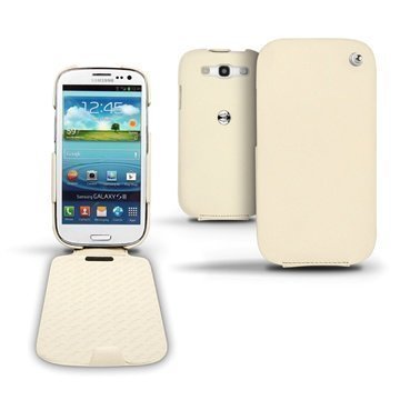 Samsung Galaxy S3 i9300 i9305 Noreve Tradition Flip Leather Case Beige