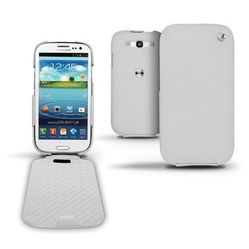Samsung Galaxy S3 i9300 i9305 Noreve Tradition Flip Leather Case Grey
