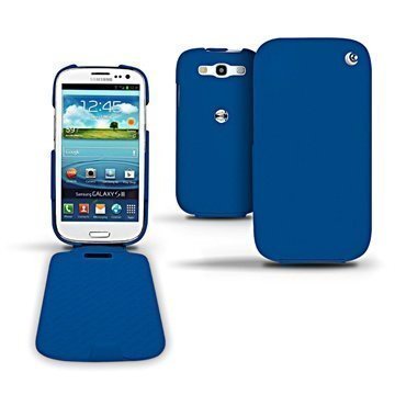 Samsung Galaxy S3 i9300 i9305 Noreve Tradition Flip Leather Case Ocean Blue