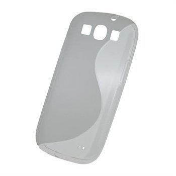 Samsung Galaxy S3 i9300 iGadgitz Dual Tone TPU-Suojakuori Kirkas