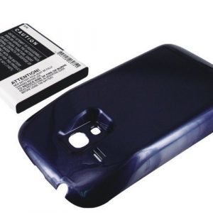 Samsung Galaxy S3 mini Galaxy SIII mini GT-I8190 tehoakku 3000 mAh laajennetulla takakannella