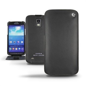 Samsung Galaxy S4 Active I9295 Noreve Tradition Flip Nahkakotelo Musta