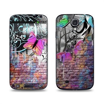 Samsung Galaxy S4 Butterfly Wall Skin