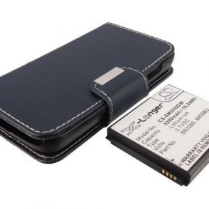 Samsung Galaxy S4 GT-I9500 GT-i9505 akku erillisellä Flip Cover suojalla 5200 mAh