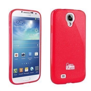 Samsung Galaxy S4 I9500 Beyond Cell Gem Shield Kimaltava TPU-Suojakotelo Tumma Pinkki