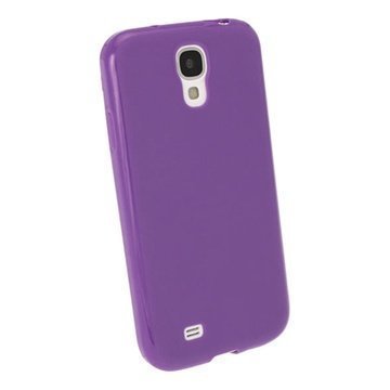 Samsung Galaxy S4 I9500 I9502 iGadgitz Crystal TPU-Kotelo Violetti