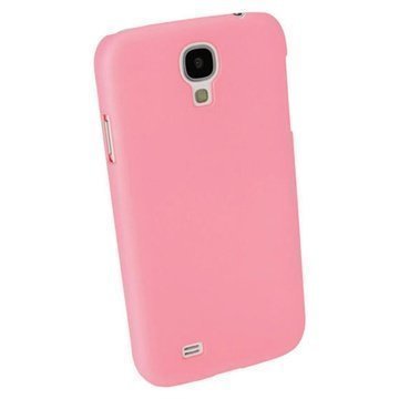Samsung Galaxy S4 I9500 I9502 iGadgitz Kumipinnoitettu Kova Suojakuori Pinkki