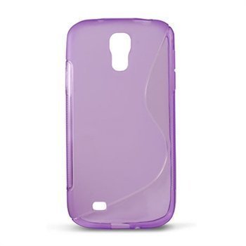 Samsung Galaxy S4 I9500 I9505 Ksix S-Tyyli TPU-Suojakuori Violetti