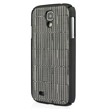 Samsung Galaxy S4 I9500 I9505 Macally Weave Snap-on Napsautuskotelo Musta