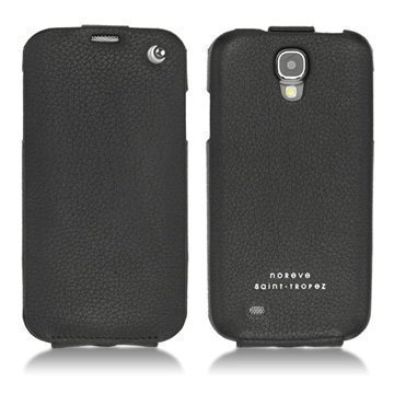 Samsung Galaxy S4 I9500 I9505 Noreve Tradition Flip Leather Case Ebony