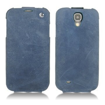 Samsung Galaxy S4 I9500 I9505 Noreve Tradition Flip Leather Case Jean Vintage