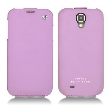 Samsung Galaxy S4 I9500 I9505 Noreve Tradition Flip Leather Case Purple